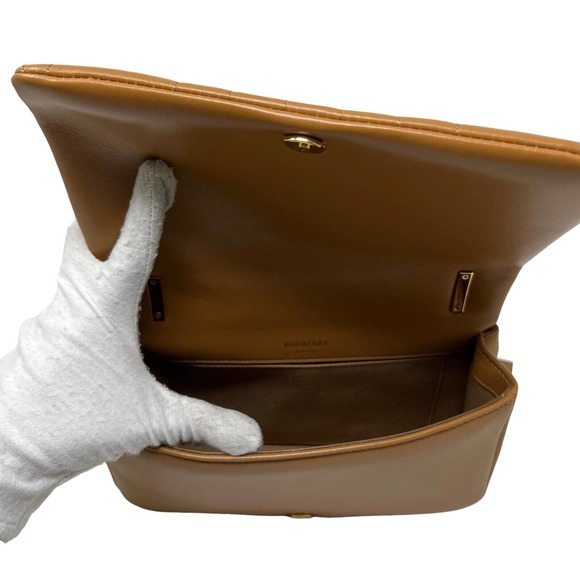 Authentic Burberry TB Small Lola Bag in Marple Brown Crossbody $2150 - Picture 8 of 8